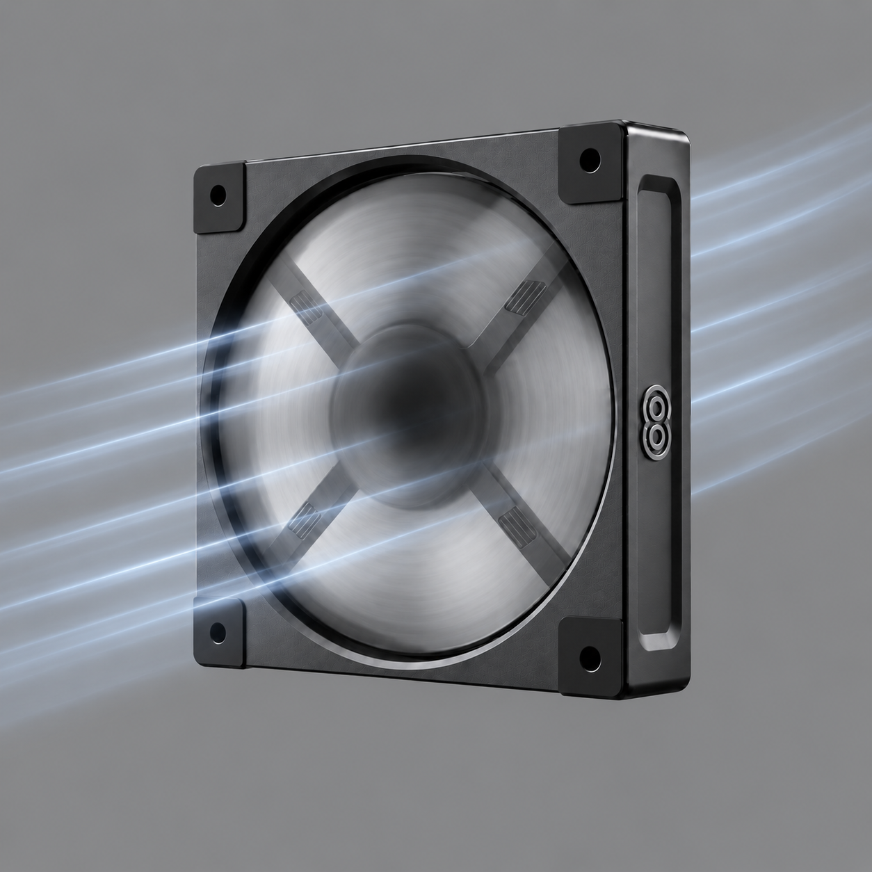 HOLO FAN 2 運轉中的散熱風流